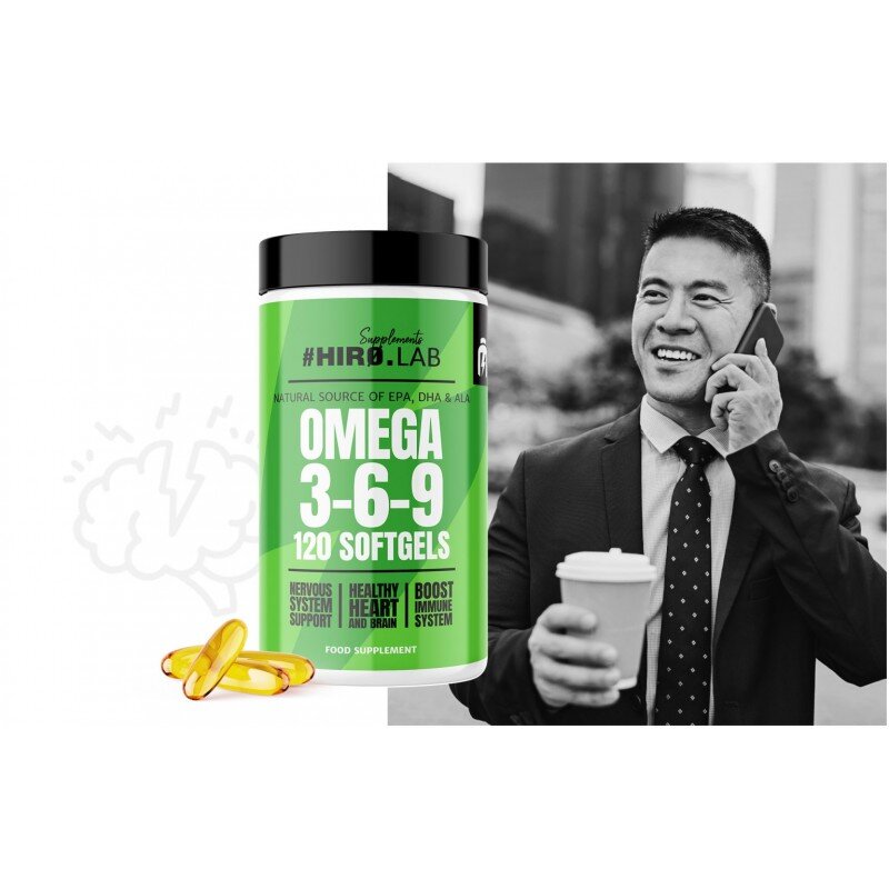 Omega 3-6-9, 120 Gelule moi, Hiro Lab