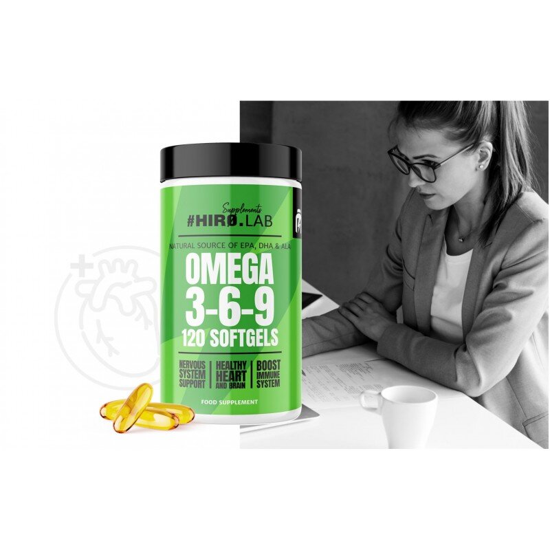 Omega 3-6-9, 120 Gelule moi, Hiro Lab