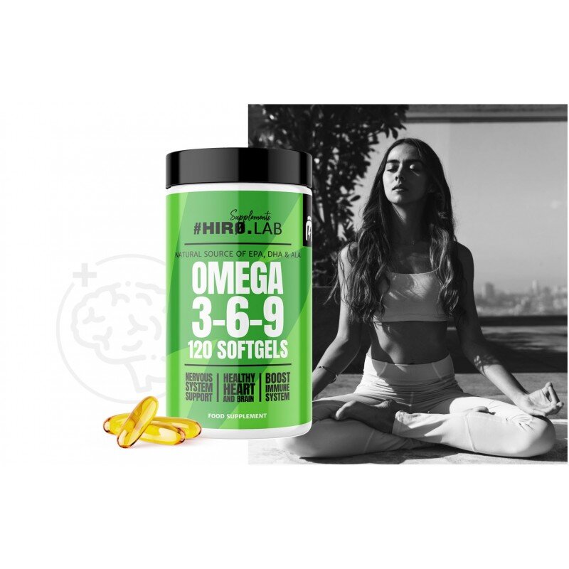 Omega 3-6-9, 120 Gelule moi, Hiro Lab